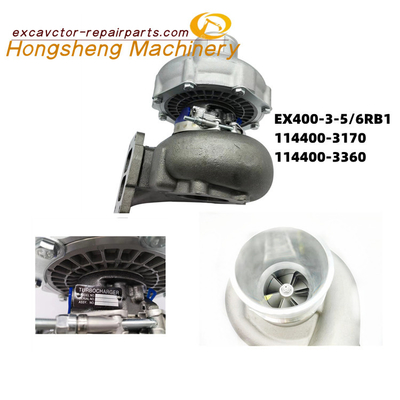 114400-3170 114400-3360 Graafwerktuig Turbocharger Hitachi ex400-3 ex400-5 Motor 6RB1